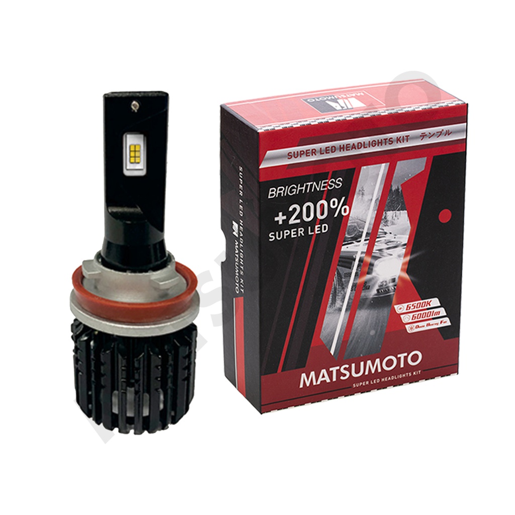 Ampolletas Matsumoto Led Premium H11/H8/H9 6000K L24