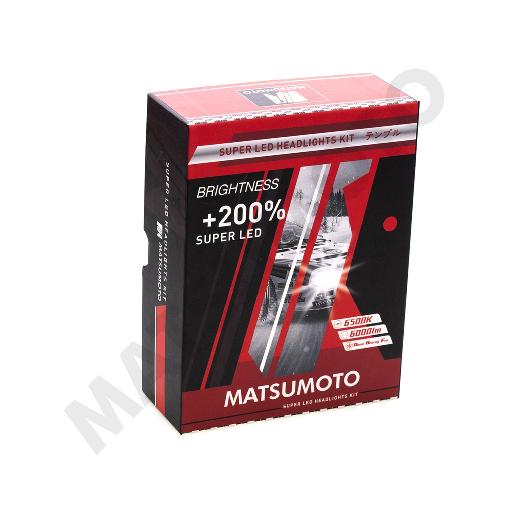Ampolletas Matsumoto Led Premium H4 6000K L24