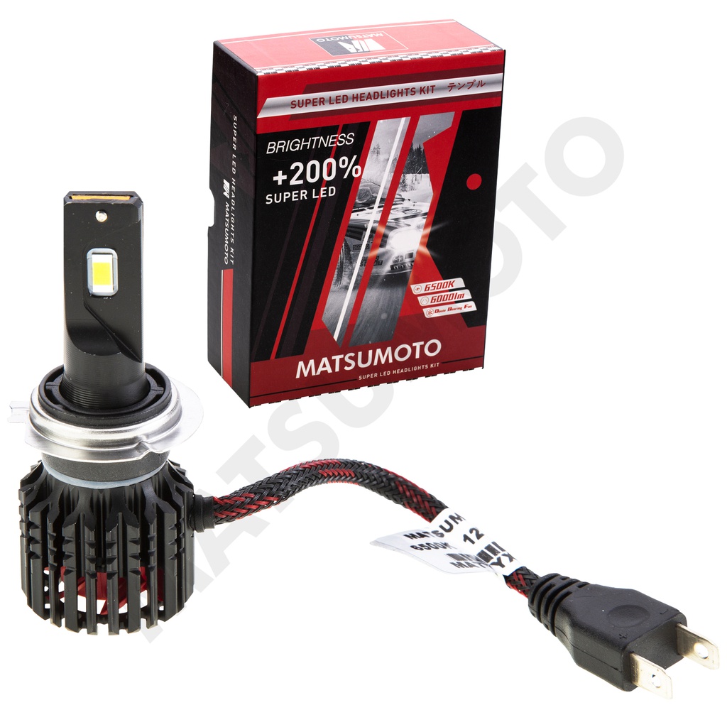 Ampolletas Matsumoto Led Premium H7/H18 6000K L24