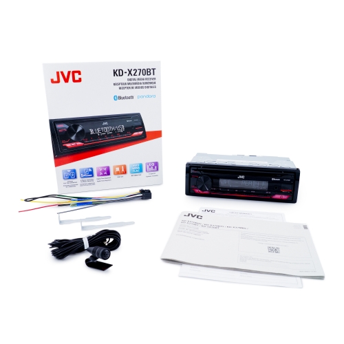 Radio JVC con Bluetooth sin CD KD-X270BT