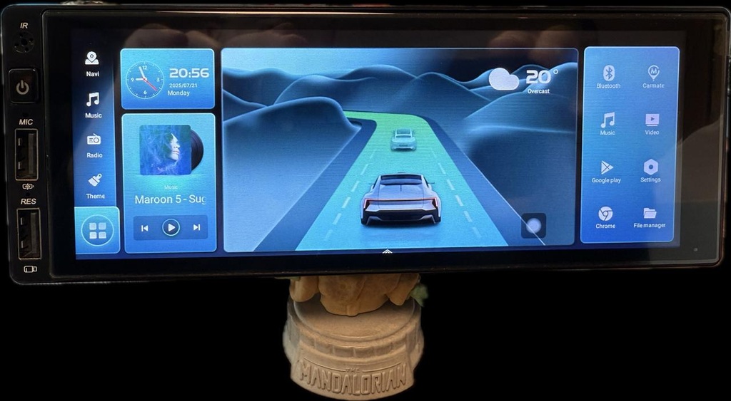 Radio Bigger 1 con Apple Carplay y Android Auto 32 x2 gigas 