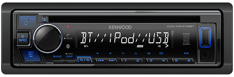Radio Kenwood 1 din con Blethooth kdc-mp378bt