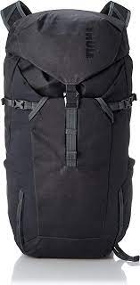 Una mochila de lona encerada resistente, perfecta para caminatas, viajes o el uso diario.