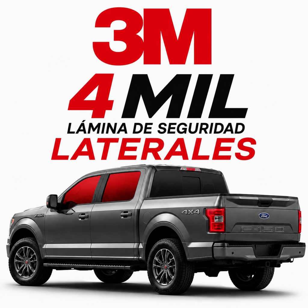 Lamina seguridad 3M Transparente -Color 4mil XL sin luneta 