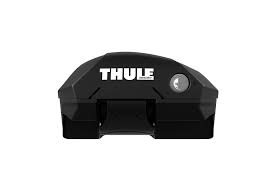Thule Edge Raised Rail paquete de 4 pies negros para vehículos