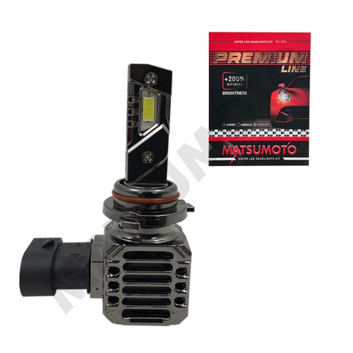 Set Ampolletas V3 MATSUMOTO con disipador y turbo 6.000 lumenes