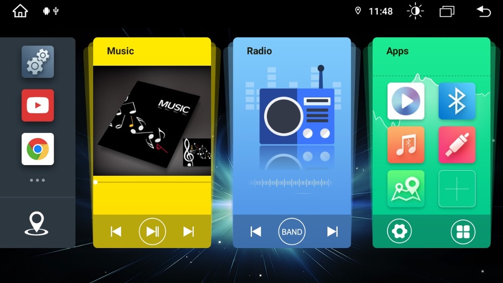 Radio Bigger 6309 de 9 de 128*6 GB Android Auto y apple car play 