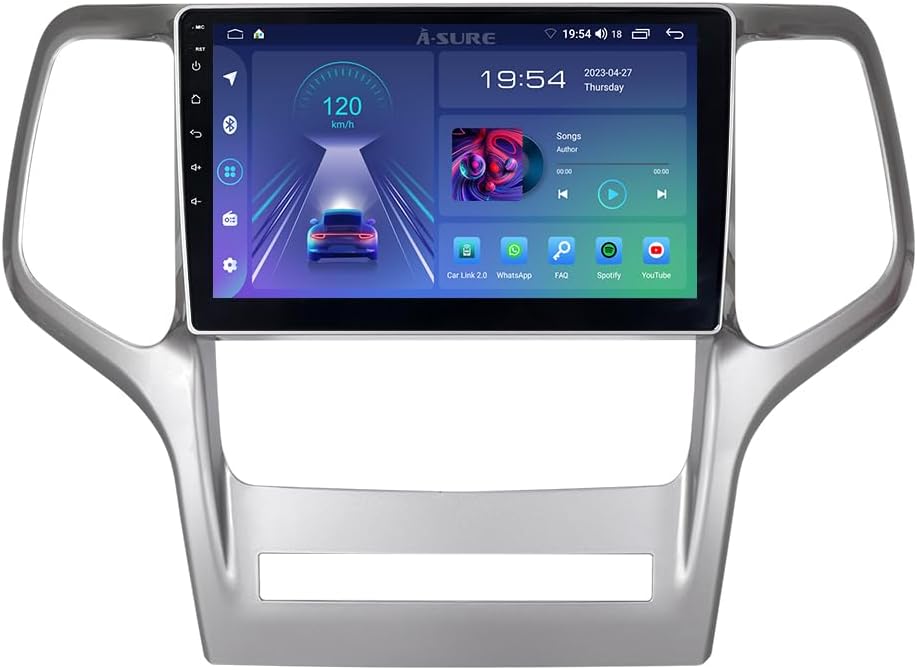 Radio Jeep Gran Cherokee 2011 up 9 "+ CAN BUS +bisel+instalacion