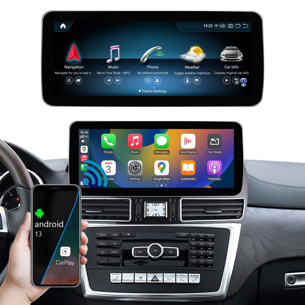 Radio Mercedes Benz ML 2013 de 128 gigas+ CAN BUS +bisel+instalacion