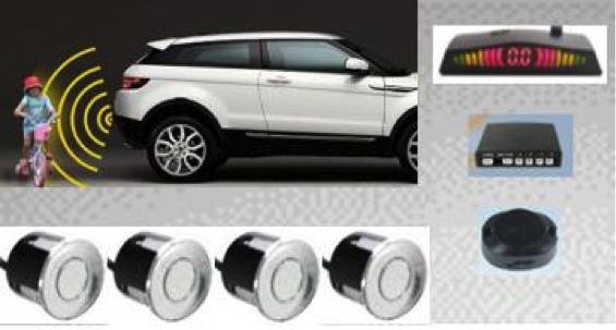 Sensor de retroceso Blanco Con Visor