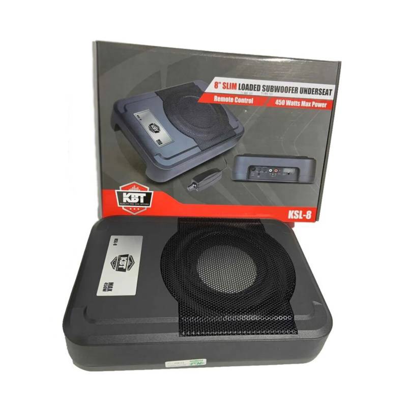 SUBWOOFER PLANO amplificado DE 8 KOMBAT