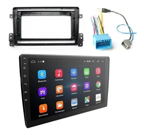 [dpmnomade] Radio Suzuki Gran Nomade 2007 up 9 "+ Harness +bisel+instalacion