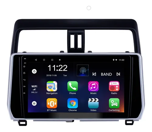 [dpmprado] Radio Toyota Prado 2018 up 9 "+ CAN BUS +bisel+instalacion