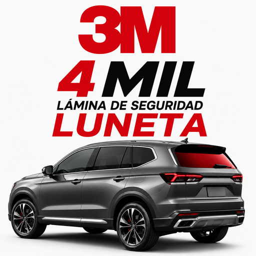 Lamina seguridad 3M luneta trasera 4 MIL