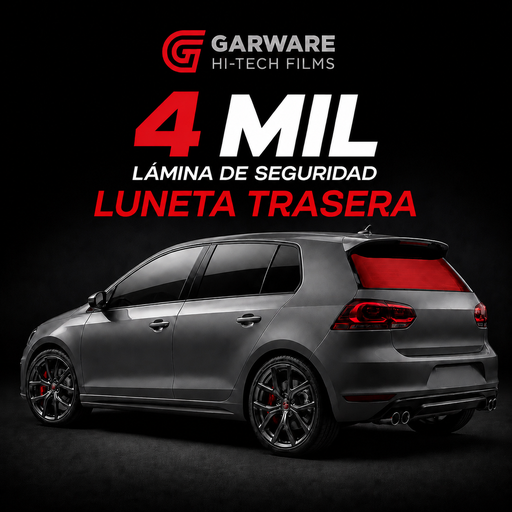 [garwluneta] Luneta trasera  Garware lamina de 4 Mil Clear 